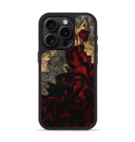 iPhone 15 Pro Wood Phone Case - Adeline (Red, 801868)