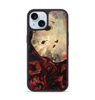 iPhone 15 Wood Phone Case - Kason (Red, 801869)