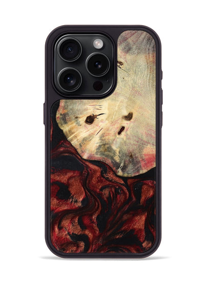 iPhone 15 Pro Wood Phone Case - Kason (Red, 801869)
