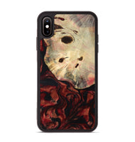 iPhone Xs Max Wood Phone Case - Kason (Red, 801869)