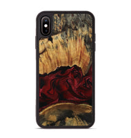 iPhone Xs Max Wood Phone Case - Nellie (Red, 801870)