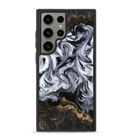 Galaxy S23 Ultra Wood Phone Case - Tressie (Black & White, 801871)