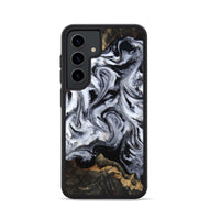 Galaxy S24 Wood Phone Case - Tressie (Black & White, 801871)