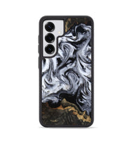 Galaxy S25 Wood Phone Case - Tressie (Black & White, 801871)