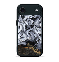 iPhone 17 Air Wood Phone Case - Tressie (Black & White, 801871)
