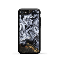 iPhone SE Wood Phone Case - Tressie (Black & White, 801871)