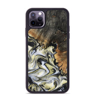 iPhone 11 Pro Max Wood Phone Case - Ocean (Black & White, 801872)