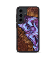 Galaxy S24 Wood Phone Case - Aryana (Purple, 801894)