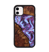 iPhone 11 Wood Phone Case - Aryana (Purple, 801894)