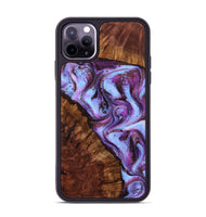 iPhone 11 Pro Max Wood Phone Case - Aryana (Purple, 801894)