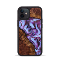 iPhone 12 Wood Phone Case - Aryana (Purple, 801894)