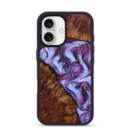 iPhone 17 Wood Phone Case - Aryana (Purple, 801894)