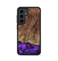 Galaxy S24 Wood Phone Case - Sam (Purple, 801897)