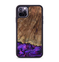 iPhone 11 Pro Max Wood Phone Case - Sam (Purple, 801897)