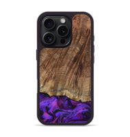 iPhone 16 Pro Wood Phone Case - Sam (Purple, 801897)