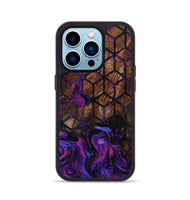 iPhone 14 Pro Wood Phone Case - Meir (Pattern, 801920)
