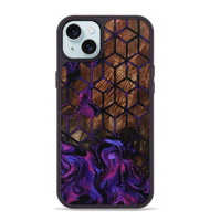 iPhone 15 Plus Wood Phone Case - Meir (Pattern, 801920)