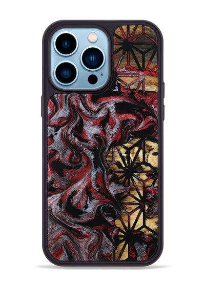 iPhone 14 Pro Max Wood Phone Case - Coby (Pattern, 801923)