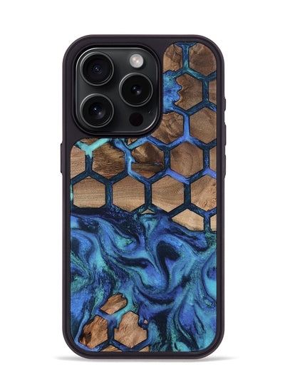 iPhone 15 Pro Wood Phone Case - Jolie (Pattern, 801926)