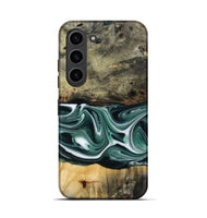 Galaxy S23 Wood Live Edge Phone Case - Samatha (Green, 801951)