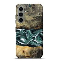 Galaxy S24 Plus Wood Live Edge Phone Case - Samatha (Green, 801951)