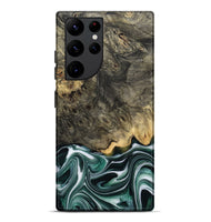 Galaxy S22 Ultra Wood Live Edge Phone Case - Darci (Green, 801952)