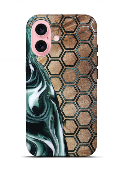 iPhone 16 Wood Live Edge Phone Case - Keaton (Pattern, 801953)