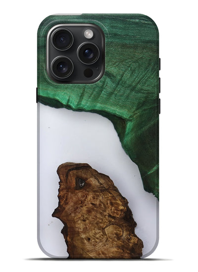 iPhone 16 Pro Max Wood Live Edge Phone Case - Keri (Clear, 801958)