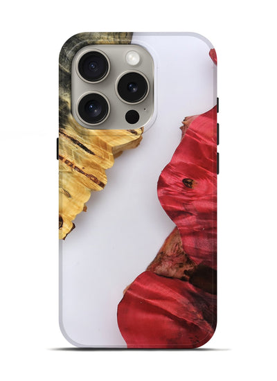 iPhone 16 Pro Wood Live Edge Phone Case - Harland (Clear, 801966)