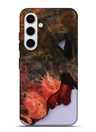 Galaxy S25 Plus Wood Live Edge Phone Case - Helene (Clear, 801967)