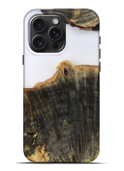 iPhone 16 Pro Max Wood Live Edge Phone Case - Sheena (Clear, 801969)