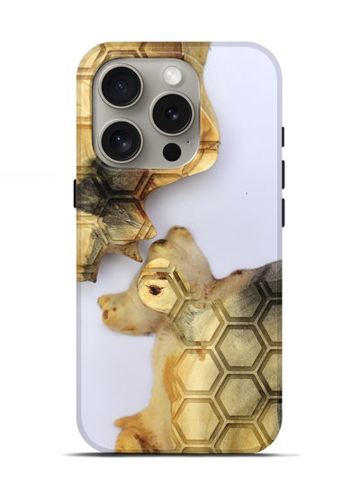 iPhone 16 Pro Wood Live Edge Phone Case - Elzie (Clear, 801971)