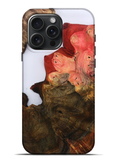 iPhone 16 Pro Max Wood Live Edge Phone Case - Annabel (Clear, 801972)
