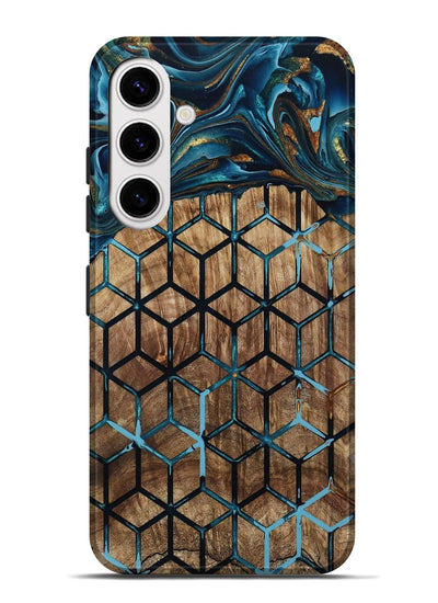Galaxy S25 Plus Wood Live Edge Phone Case - Vickey (Pattern, 801974)