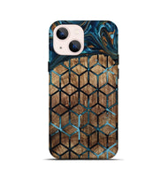 iPhone 13 mini Wood Live Edge Phone Case - Vickey (Pattern, 801974)