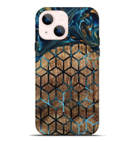 iPhone 14 Plus Wood Live Edge Phone Case - Vickey (Pattern, 801974)