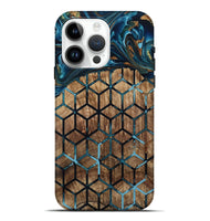 iPhone 15 Pro Max Wood Live Edge Phone Case - Vickey (Pattern, 801974)