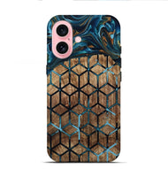 iPhone 16 Wood Live Edge Phone Case - Vickey (Pattern, 801974)