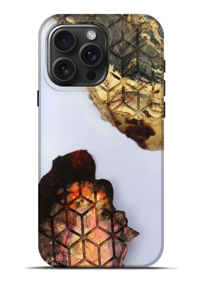 iPhone 16 Pro Max Wood Live Edge Phone Case - Dolly (Clear, 801975)