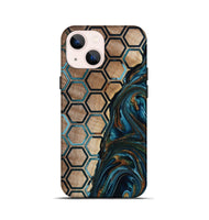 iPhone 13 mini Wood Live Edge Phone Case - Chaim (Pattern, 801982)