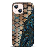 iPhone 14 Plus Wood Live Edge Phone Case - Chaim (Pattern, 801982)