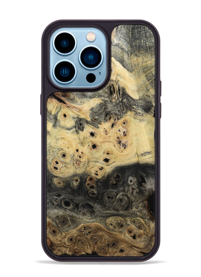 iPhone 14 Pro Max Wood Phone Case - Frank (Wood Burl, 801988)