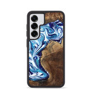 Galaxy S25 Wood Phone Case - Rob (Blue, 801992)