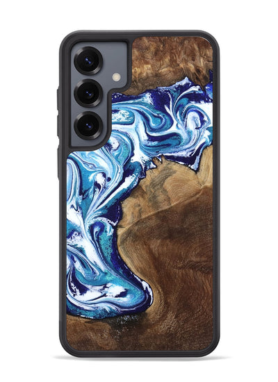 Galaxy S25 Plus Wood Phone Case - Rob (Blue, 801992)