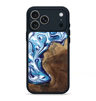 iPhone 17 Pro Max Wood Phone Case - Rob (Blue, 801992)