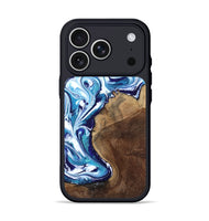 iPhone 17 Pro Wood Phone Case - Rob (Blue, 801992)