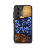 Galaxy S23 Wood Phone Case - Marvel (Blue, 801993)