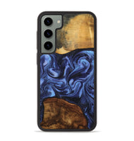 Galaxy S23 Plus Wood Phone Case - Marvel (Blue, 801993)