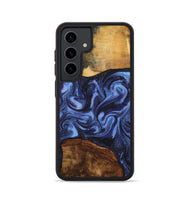 Galaxy S24 Wood Phone Case - Marvel (Blue, 801993)