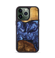 iPhone 13 Pro Wood Phone Case - Marvel (Blue, 801993)